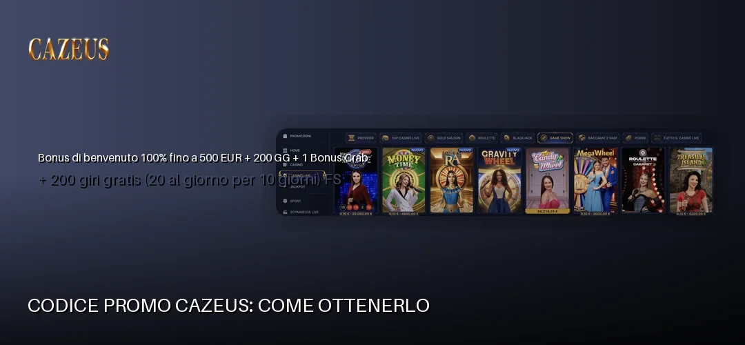 Cazeus promotional banner