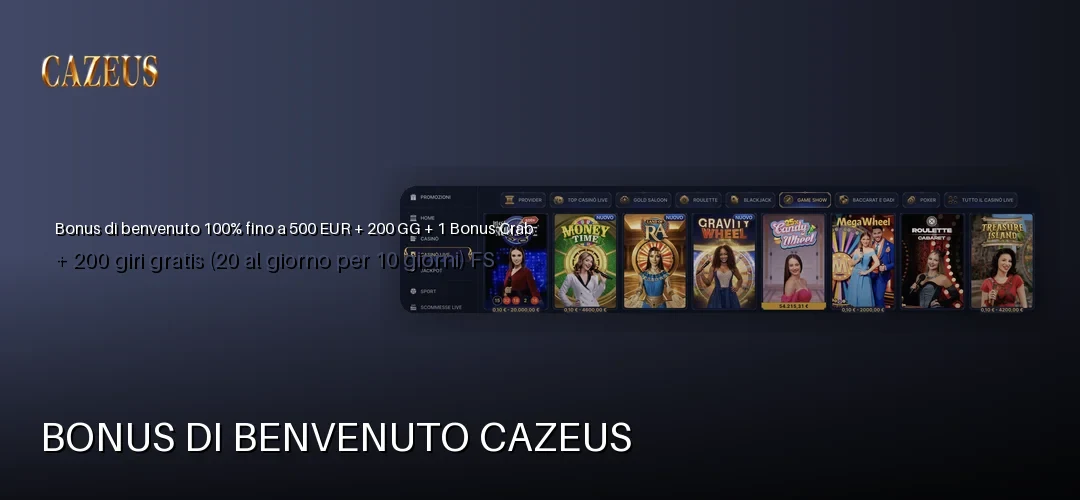 Cazeus promotional banner